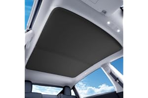 Ywooon 2025 ulepszony dach przeciwsłoneczny do Tesla Model Y 2025 Highland [doskonała ochrona przed promieniowaniem UV i zwisaniem] lodowa kryształowa izolacja cieplna szklany dach osłona