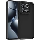 Zore Xiaomi ile uyumlu 14T Pro Kılıf Kamera Korumalı Zore Ananas Kapak Siyah