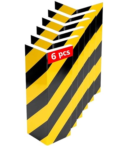 Paraspigoli In Gomma SNS Safety 80x10cm | Nero/Giallo Per Parcheggi E Magazzini | Confezione Da 2 Pezzi - Foto 3