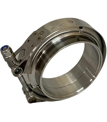 Abrazadera En V Y Bridas Para Escape De Acero Inoxidable – Manguera Turbo 63.5mm (2.5 Pulgadas), RTG Automotive
