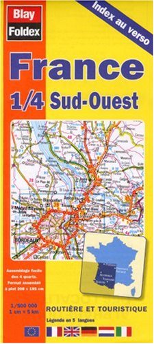 Download Carte routière : France 1/4 Sud-Ouest (avec index au verso et légende en 5 langues) Download Carte routière : France 1/4 Sud-Ouest (avec index au verso et légende en 5 langues)