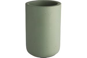 ‎APS APS Flaschenkühler ELEMENT aus Beton - mit möbelschonender Unterseite - für 0,7-1,5 Liter-Flaschen - Ø 12/10 cm, Höhe 19 cm, Grün