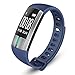 Produktbild CFZHANG Intelligente Armbanduhr Fitness Tracker Armband Bluetooth Smartwatch Sport Uhr Mit Kamera SchrittzäHler Schlaftracker Romte Capture OLED Bildschirm Herzfrequenz Monitor Schwimmsportuhr Aktivi , blue