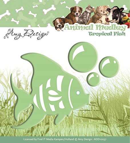 Amy Design Animal Medley Tropical Fish Die, Green