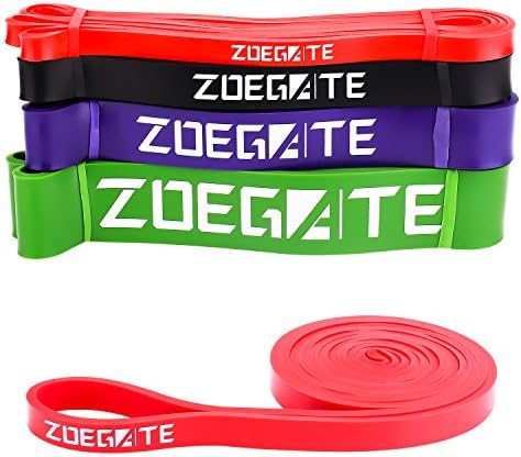 Resistance Bands Assisted Pull up Bands for Women and Men Versatile Portable Exercise Bands for Body Stretching Powerlifting Weight Training Crossfit Yoga and Pilates (Red (15-35 lbs))