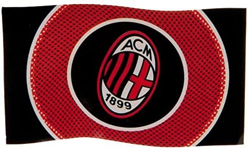 AC Milan FC Official Football Gift Flag - A Great Christmas / Birthday Gift Idea For Men And Boys