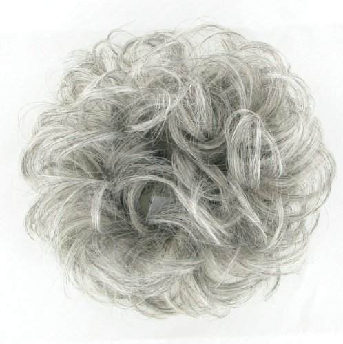 Hair Extension Scrunchie 17 in Grey 51