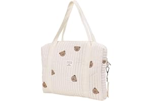 IBUGER Wickeltasche Tragetasche | Wickeltasche mit großem Fassungsvermögen für Damen,Milchflaschen-Organizer Kinderzimmeraufbewahrung für Kleidung, Spielzeug, Snacks