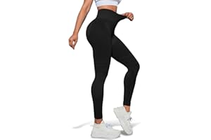 Bafiwu Anti Cellulite Leggings Sport Leggings Damen Lange Blickdicht Kompressions Yoga Leggings Booty Lifting Shaping Hohe Taille Sporthose