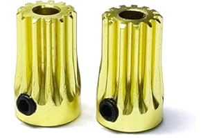 STASRC Lot de 2 pignons de moteur 13T pour hélicoptère Shaf Trex 450 de 3,17 mm