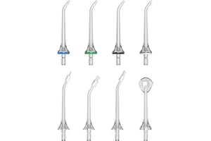 VIMMK Pack de 8 Jet Buse Accessoires pour Jet dentaire Hydropulseur Model Y208(8 pièces)