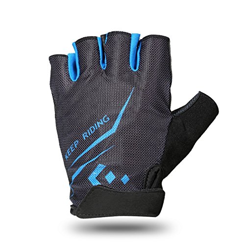 Hicool Fahrradhandschuhe Fitness- und Trainingshandschuhe Halb Finger Radsporthandschuhe Handschuhe für Herren und Damen – Ideal gloves für Radsport, Camping und mehr Sports im Freien - 2
