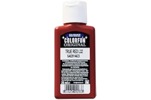 Resin Pro 25 ml Color Fun Colorant Liquide Rouge Brillante, Pigment Liquide Colorant pour résine époxy transparente, idéale pour les arts, les loisirs et le bricolage