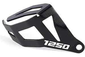 Modeer Compatibile con BMW R1250GS R1250GS Adventure 2018-2022 Moto Posteriore Freno Liquido Pompa Serbatoio Coperchio Protezione Protect r 1250 gs adv r1250gsa Accessori (nero)