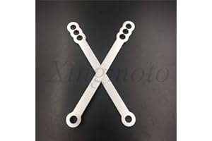 XINGMOTO Maillons d'abaissement noirs pour 2003-2005 pour Kawasaki Zx-6R Zx600 Zx-6RR Zx-12R Zx1200