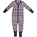 Fred's World by Green Cotton Baby Girls Wool nordic bodysuit Footies, Purple (purple 019354201), 3-6 Months (Manufacturer size: 68)