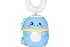 GENÉRICO Cepillo En De U Para Niños - Cepillo Eléctrico Ultrasonico En De U Infantil,Higiene Bucal Diaria Que Fomenta El Cepillado En Niños Y Niñas De 2 A 6 Años