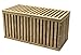 Produktbild Auflagenbox Holz Regendicht Sitzstabil 115cm Innemaß Hochlehner Auflagen Gartenbox Truhe HoPsti-Box (Classic)