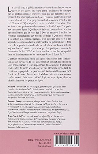 Book's Cover of Le projet de vie personnalisé des personnes âgées : Enjeux et méthode