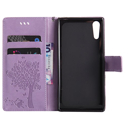 dooki  Sony Xperia XZ   Xperia XZs   tui  rester debout Portefeuille Flip PU Cuir Cuir Cas   tui pour Sony Xperia XZ   Xperia XZs avec cr  dit Carte Support fente  D-08 