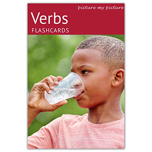 Picture My Picture Verbs Flash Cards | 40 Action Desarrollo del LenguajeTarjetas Fotograficas | Materiales para Terapia del Habla, Inglés como Segundo Idioma (ESL) y Autismo (ABA)