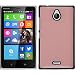 Produktbild PhoneNatic Case für Nokia X2 Hülle rosa Lederoptik Hard-case für X2 + 2 Schutzfolien