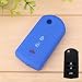 Produktbild Tuqiang® für for Mazda 2 3 5 6 7 8 CX-3 CX-4 CX-5 cx7 cx9 1PC Blau 3 Tasten Silikon Key Cover Case Seat Schlüssel Schluessel Huelle