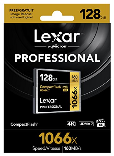 Lexar Professional 128GB 1066x Speed 160MB/s Compact Flash Speicherkarte - 2