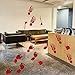 Produktbild VEMOW Heißer Verkauf Horor Design Bloody Footprints Floor Clings Halloween Vampire Zombie Party Decor Decals Wall Stickers 23x35cmx4pcs