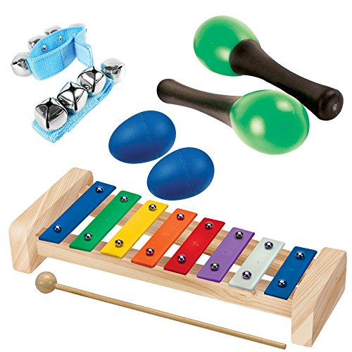 EpiBaby Musical Instrument Toys For Toddlers And Children. Music Sensory And Percussion Set For Kids Of All Ages