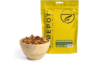 FIREPOT Vegan Orzo Bolognese - Healthy VEGAN Dehydrated Expedition Food (Extra Large)
