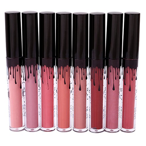 Stayeal Lipgloss Set 8 Stück Lippenstift Liquid Matt tolle Geschenk