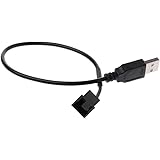 Adapterkabel USB 2.0 A Stecker auf 3-poligen / 4-poligen Stecker Adapterkabel für 5V Computer PC Lüfter