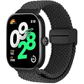 Rongep [&Ouml;rg&uuml; Loop] Xiaomi Redmi Watch 6/5/4/Mi Band 10 Pro/9 Pro/8 Pro ile Uyumlu Kordon Manyetik Toka Konforlu Mi Band 10 Pr