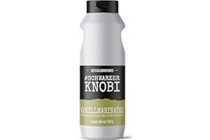 ‎SIZZLEBROTHERS Grillmarinade der SizzleBrothers | 500ml #SchwarzerKnobi | Flüssige Marinade für saftigeres & zarteres Fleisch im Vergleich zum BBQ Rub | Für Grillfleisch wie Steaks, Hähnchen, Pulled Pork & co.