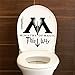 Produktbild NBKLS Wandaufkleber Ministerium Der Magie Auf Diese Weise Wc Tür Dekor Wand Aufkleber Wandtattoo Harry Potter Parodie Dekor Harry Potter Aufkleber Wand Zitate