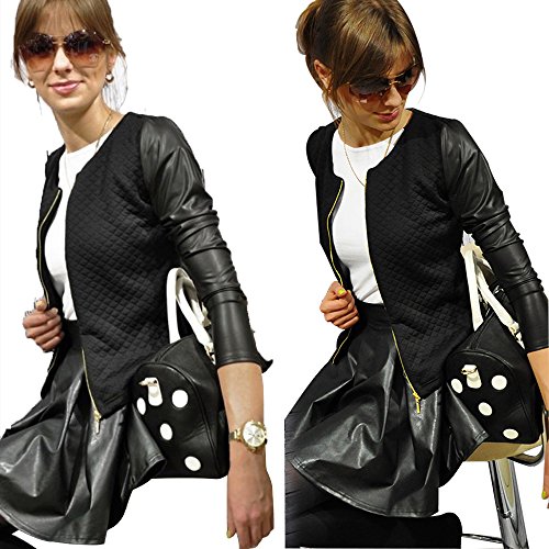 Women Long Sleeve zipper Top Shirt Jacket Coat Sweater