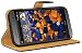 Produktbild mumbi Ledertasche im Bookstyle für HTC One M8 / M8s Tasche schwarz
