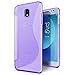 Price comparison product image SLEO Case for Samsung Galaxy J5 2017 Case [European Version] Case - SLEO [Exact-Fit] Case for Samsung Galaxy J5 2017 Case [European Version] , SLEO [Tactile Series][Scratch-Resistant] Translucent Clear Rubber Soft TPU Matte Case Cover for Samsung Galaxy J5 2017 Case [European Version] (Purple)