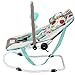 Infantastic Baby Bouncer Portable Seat Chair Rocker with 3 Hanging Toys (Mint)
