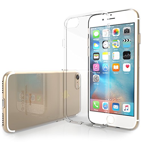 iPhone 7 Case, iPhone 8 CaseÂ by Yousave Accessories [0.5mm] Ultra Thin & Lightweight Soft Flexible [TPU Crystal Clear] Protective Cover - Exact Fit for iPhone 7 (2016 Model) and iPhone 8 (2017)
