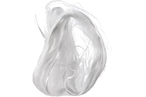 FIZZCO Engelshaar 20 g Glasfasern feines glänzendes Feenhaar weiß