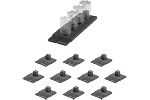 StealthMounts Cajón colmena ½ portalámparas – 10 unidades | Organizador modular de herramientas de cajón | TPE moldeado por inyección | Fabricado en el Reino Unido