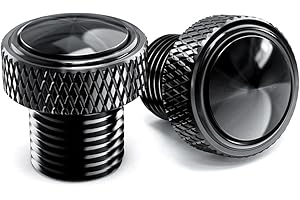 CCYYMOWOK MOWOK M10 tappi specchietti moto accessori per mt07 mt09 mt10 sp per z900 z650 z800 z750 per trident 660 per benelli trk per cb 500x 500f cb650r cbr hornet transalp 750 GSX-S 1000 Voge cfmoto (Nero)