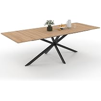 AlpiMeble Table a Manger Extensible - Table Ronde Extensible - Table de Salle à Manger Moderne - Plateau Stratifié 36 mm - Pieds Solides- 100 cm - Artisan - Collection Evo AlpiMeble Table a Manger Extensible - Table Ronde Extensible - Table de Salle à Manger Moderne - Plateau Stratifié 36 mm - Pieds Solides- 100 cm - Artisan - Collection Evo