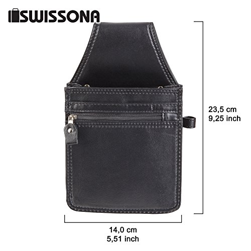 AVIATE Kellnertasche in schwarz | mit 2 Jahren Zufriedenheitsgarantie | Kellnerhalfter, Kellnerholster, Gürtelhalfter - 3