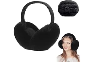 BNGXR Plush Earmuffs, Caldo Paraorecchie Peluche, Morbidi Pieghevole Paraorecchie Regolabile Invernali Unisex, Freddo Accessorio per Esterno Equitazione