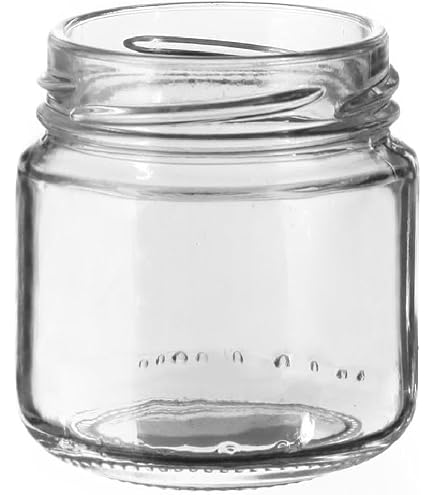 Barattoli Di Vetro Mini Da 100 Ml Con Coperchio A Vite - Per Spezie, Marmellate, Miele, Conserve, Colori Coperchio Oro, Bianco, Nero, Set Da 12/24/36/48 Pezzi