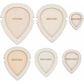 BENECREAT 12 Pcs Macrame Leaf Cutting Mould Wood Macrame Leaf Cutting Template Tool Wall Hanging Mcrame Feather for Making DI