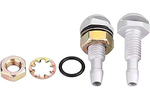 KEENSO Boquilla Rociador Limpiaparabrisas, 2 piezas Boquilla Parabrisas Universal (Plata)